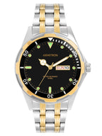 Armitron People Two Tone Round Midnight Face Casual Watch