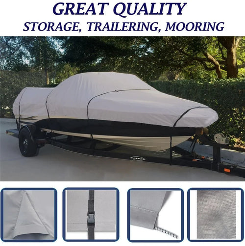 BOAT COVER Compatible for ASTRO QUICKFIRE 16 GT O/B 1990 STORAGE, TRAVEL, LIFT