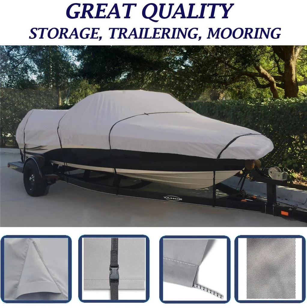 BOAT COVER Compatible for SEA RAY 210 BOW RIDER 1989-1990 STORAGE, TRAVEL, LIFT