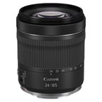 Canon EOS R6 Mark II Mirrorless Camera with RF 24-105mm Lens + EF 75-300mm + SanDisk 128GB Memory Card + Case + LED Flash+ ZeeTech Accessory Bundle