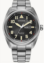 Individuals Citizen Eco-Drive Super Titanium Solar Power Watch BM8560-53E