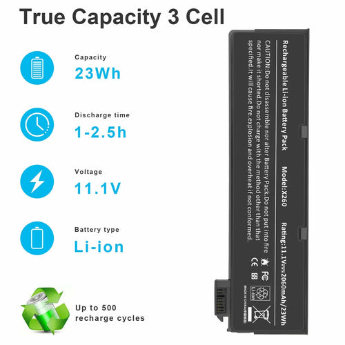Battery for Lenovo ThinkPad T460 68+