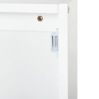 kleankin Bathroom Medicine Cabinet, Wall Mounted Mirror Cabinet, White