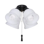 Hampton Bay Gazelle 4-Light LED Ceiling Fan Light Kit 91306 / 1002723735 - New