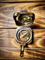 Antique Brass Compass Kelvin & Hughes Brunton 1917 Compass Wedding, Baptism Gift