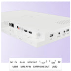 Sylvox 15.6" Kitchen TV Flap down Smart TV Android 11.0 Supports Timing Bluetooth WiFi Foldable Under Cabinet TV